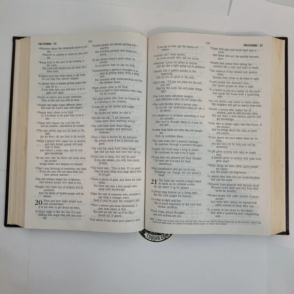 Worthy The Everyday Bible NCV Burgundy Hardcover Concordance Religious Book